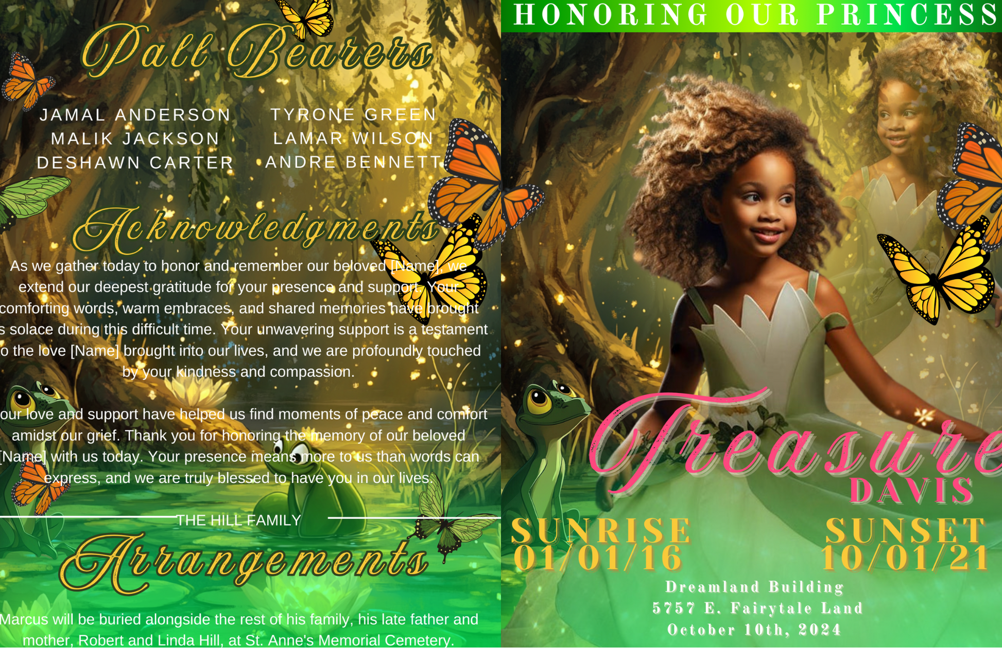 Template (Princess & the Frog) | Princes Danielle’s creative palace