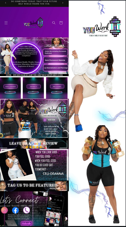Shopify web design | Princes Danielle’s creative palace
