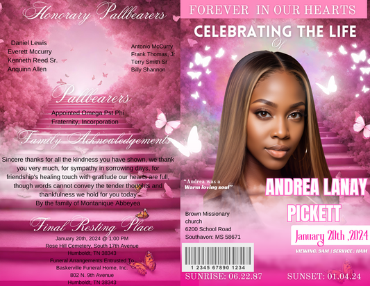 Obituary Template | Princes Danielle’s creative palace