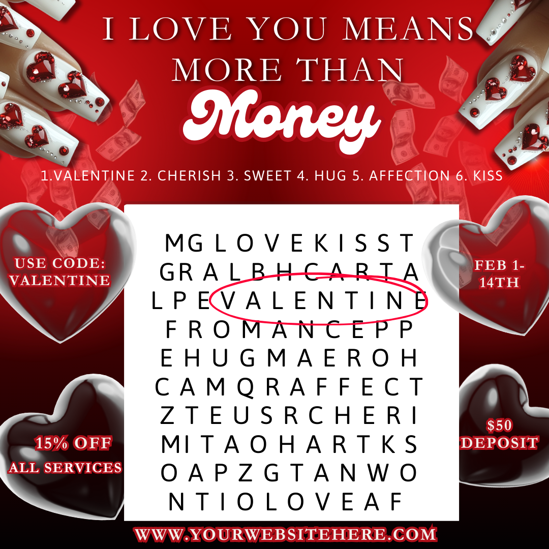 V-Day Template | Princes Danielle’s creative palace